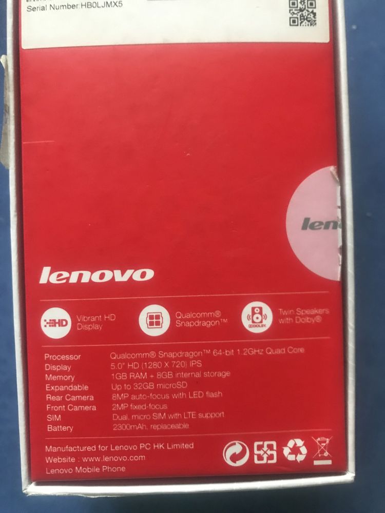 Смартфон Lenovo А6000