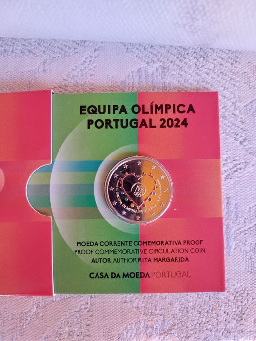 2€ Proof Moeda comemorativa - Equipa Olímpica Portugal 2024