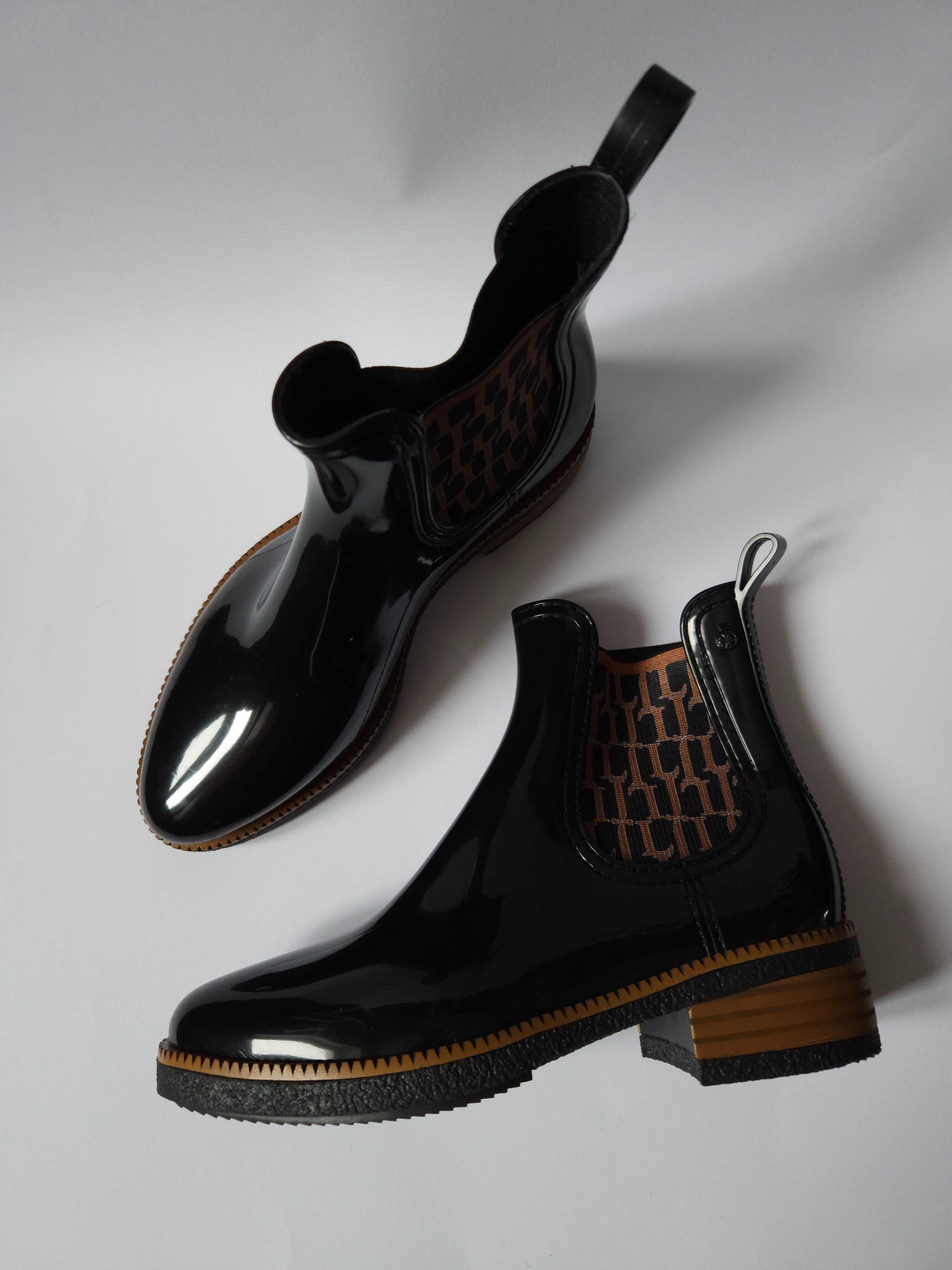 Нові гумові черевики lemon jelly оригінал, стильні гумові чобітки 38 р
