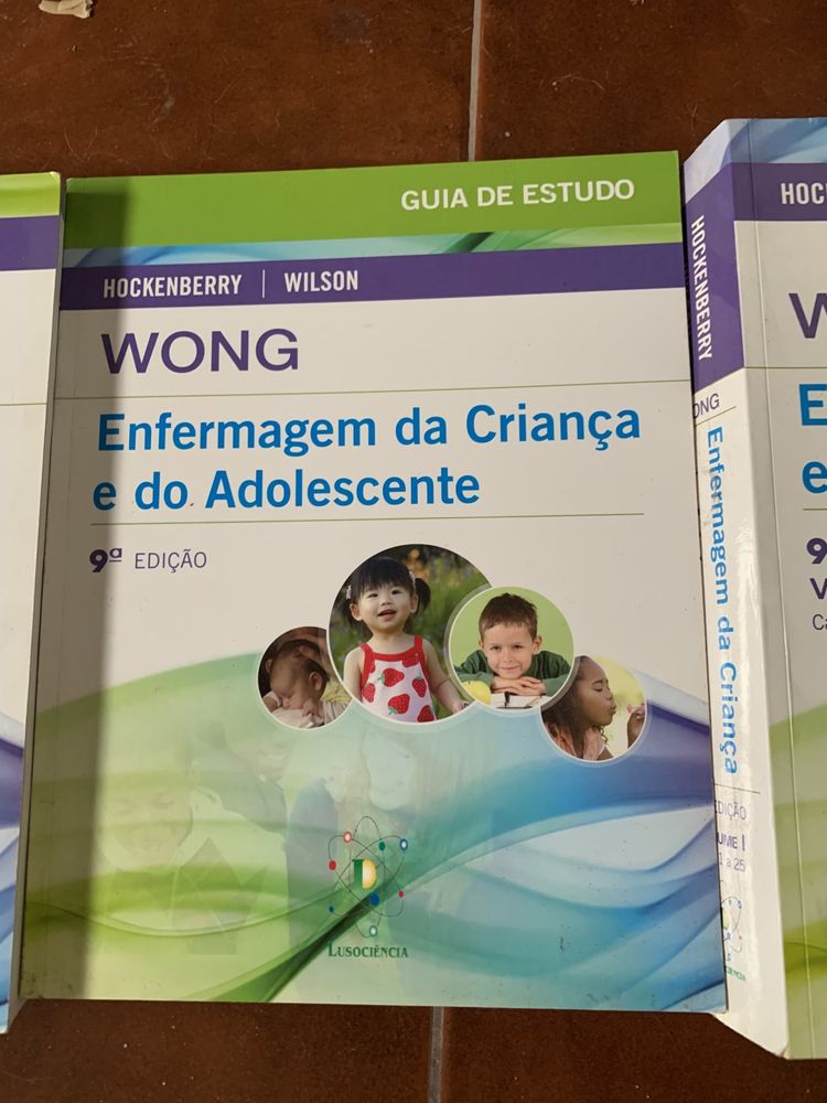 Enfermagem da Criança e do Adolescente Wong 2 vol + guia estudo