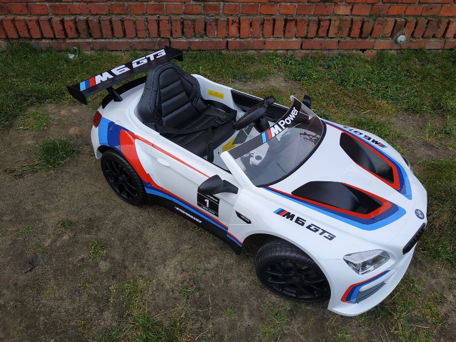 Auto na Akumulator BMW M6 GT3 # "KLIMATYZACJA " PILOT # SKÓRA