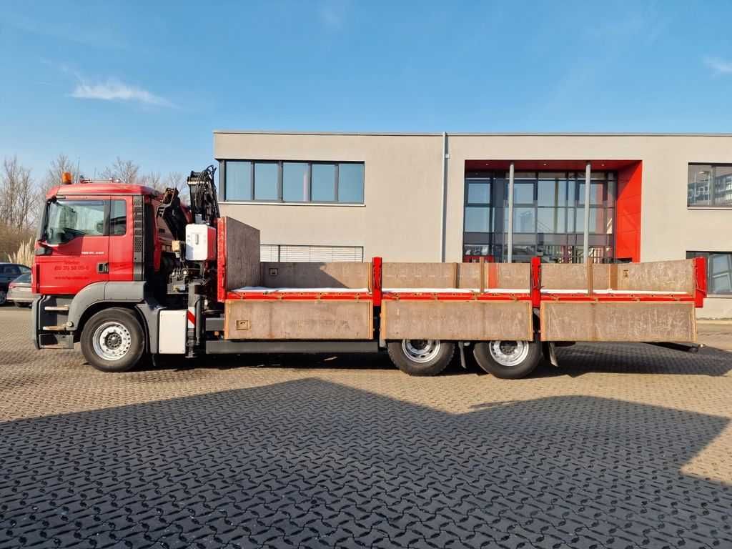 Бортовий MAN TGS 26.440 6x2 кузов 7,31м/2,47/0,54 кран ATLAS 135.2E-A2