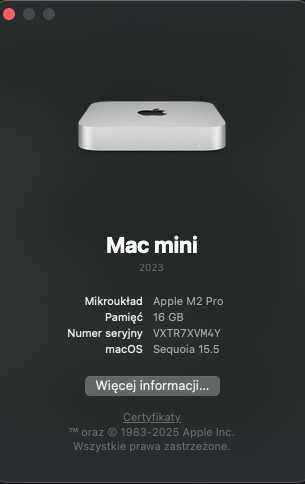 Mac Mini M2 Pro 500GB 2023 + Apple Magic Trackpad
