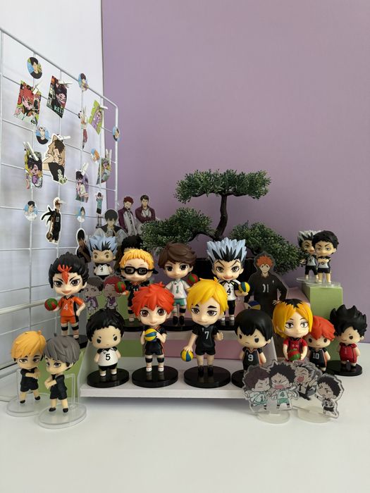 Haikyuu! Аніме волейбол нові фігурки чібі статуетки
