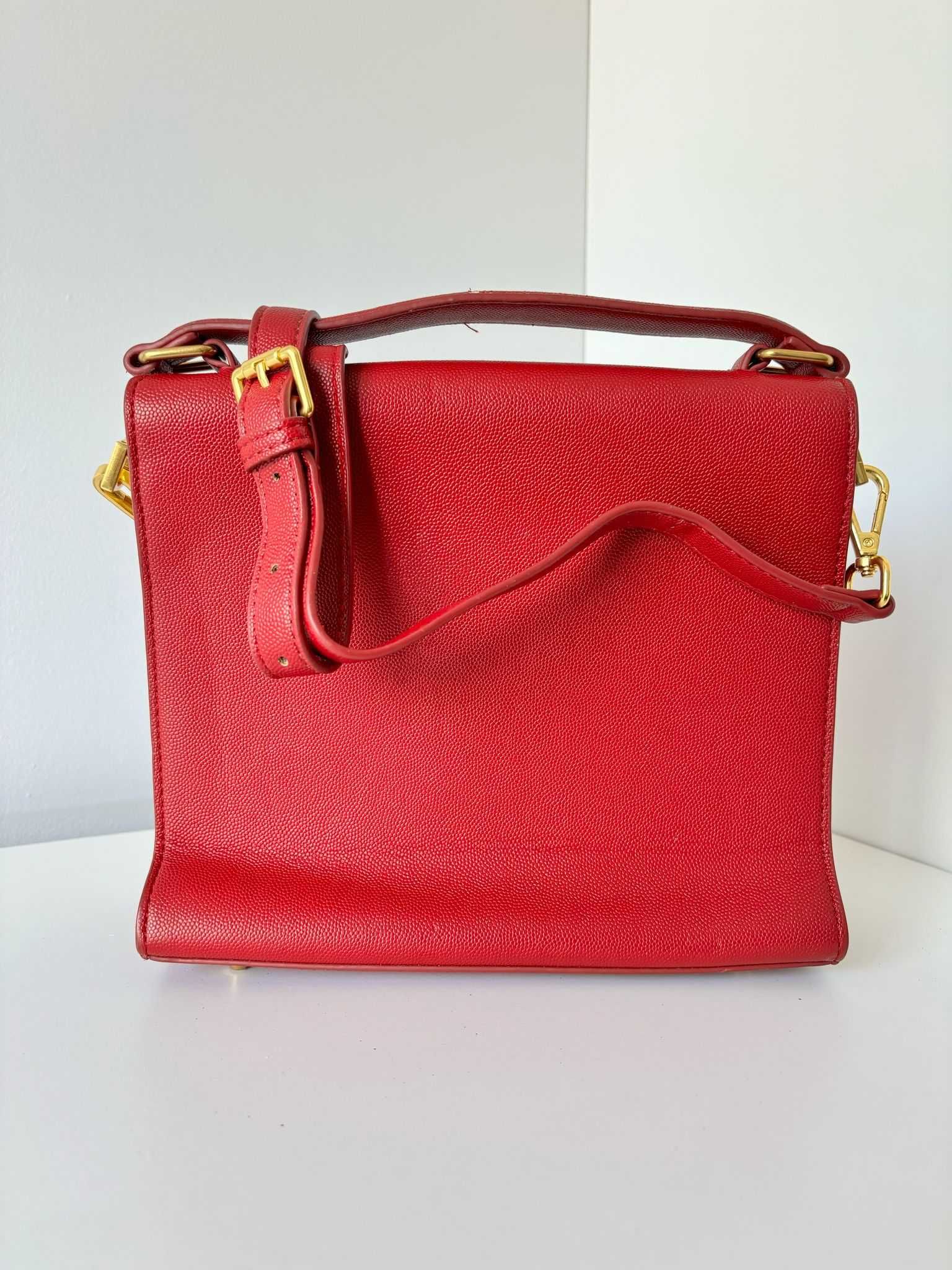 Torebka czerwona Yves Saint Laurent rive gauche