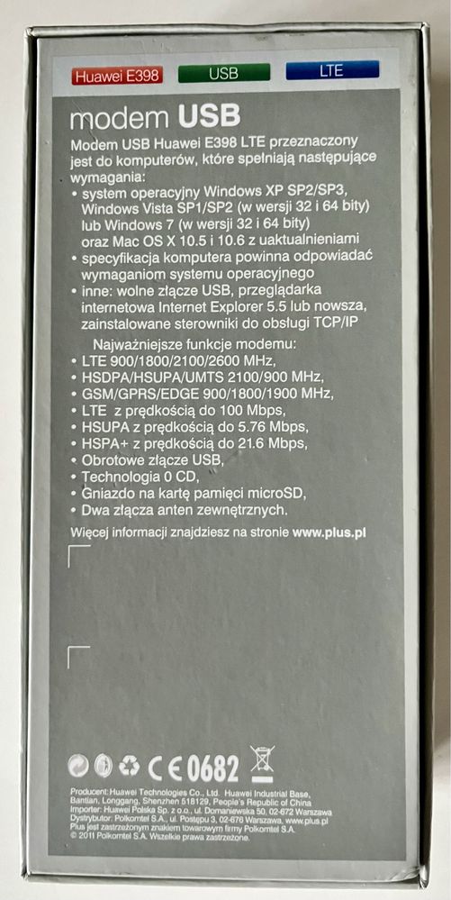 Modem USB Huawei E398 LTE
