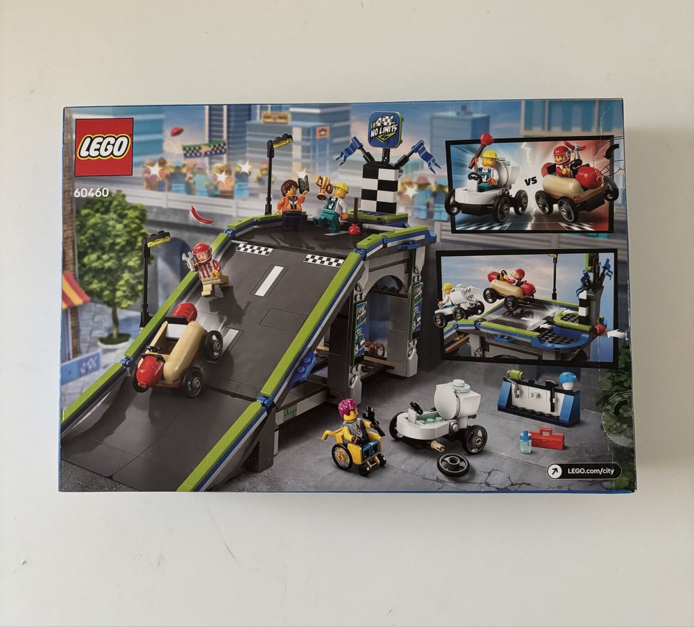 LEGO 60460 City - tor z rampami dla wyścigówek klocki nowe oryginalne