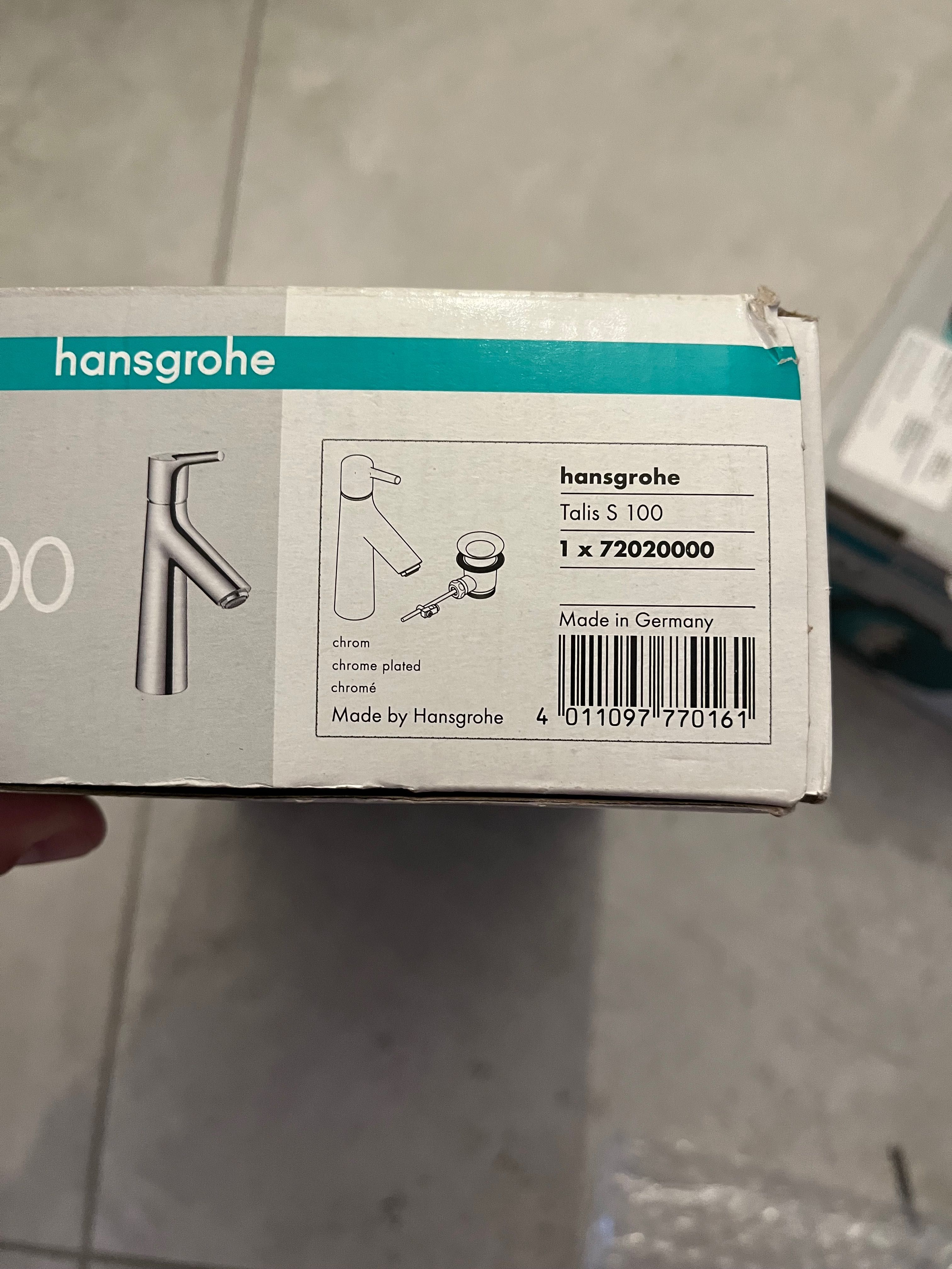 Hansgrohe, komplet. Bateria podtynkowa plus umywalkowa