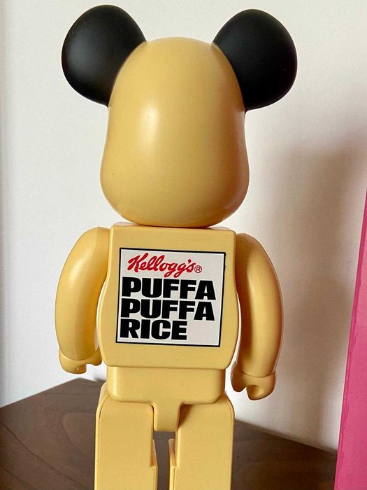 Bearbrick 400% Kellogg's Sooty the Bear Puffa Puffa Rice