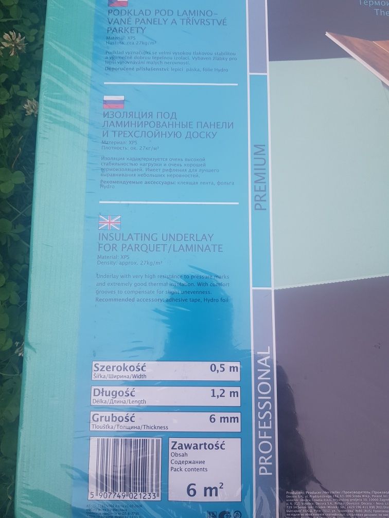 Podkład pod panele nowy cała paczka