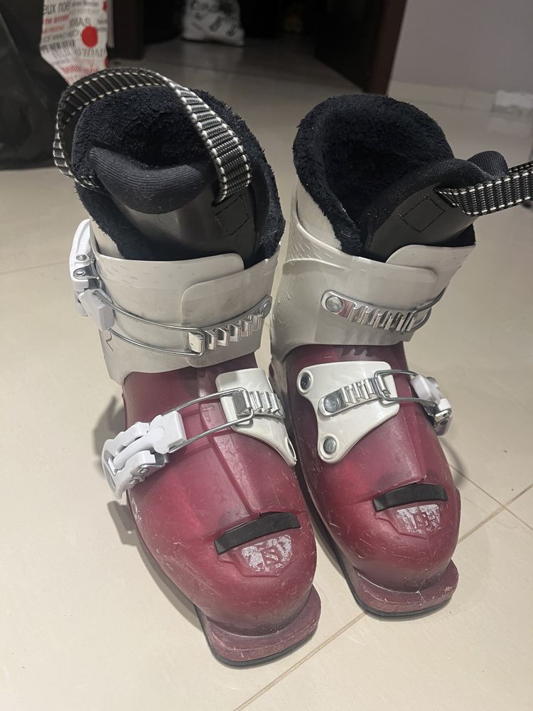 Buty narciarskie dziecięce SALOMON- różowy białe