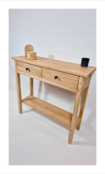 Konsola Dębowa lite drewno
