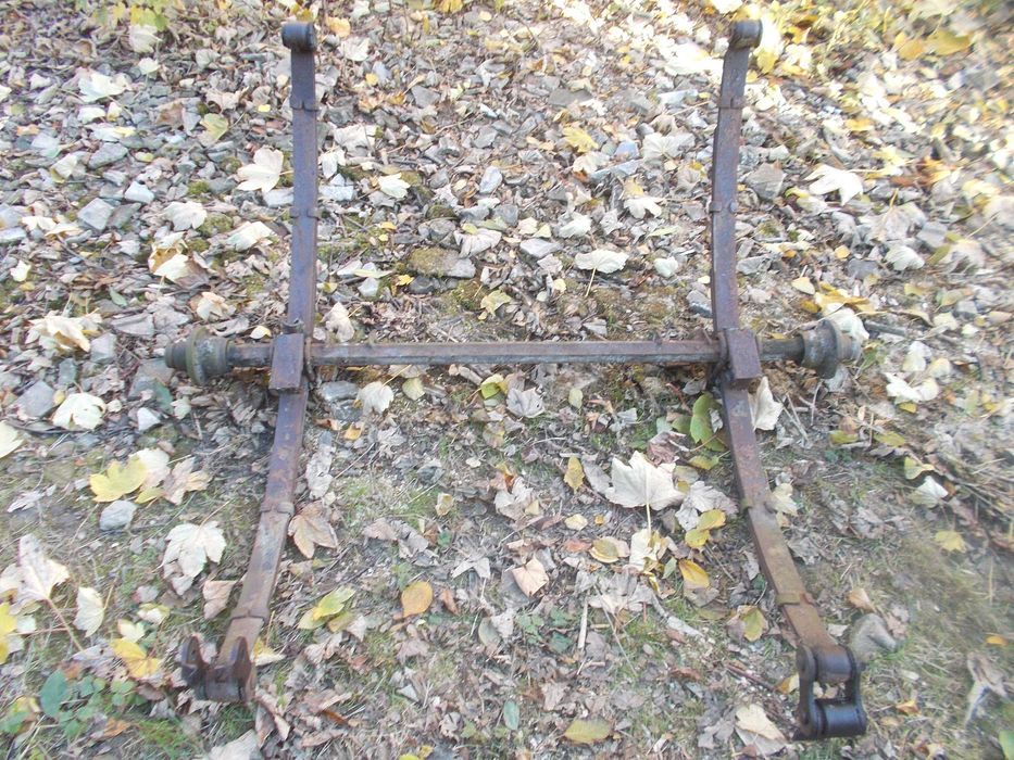 OS do przyczepki mocna solidna resory kola komplet 450 zl