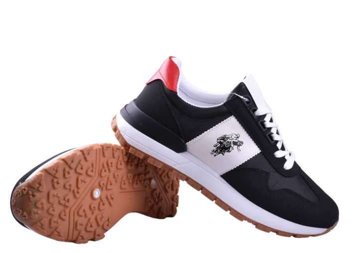 Buty Męskie Adidasy Sportowe Trampki Sneakersy czarne (GB001) r.44