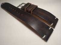 Pasek skórzany do zegarka Vintage 22 mm - Full Grain , szybki montaż