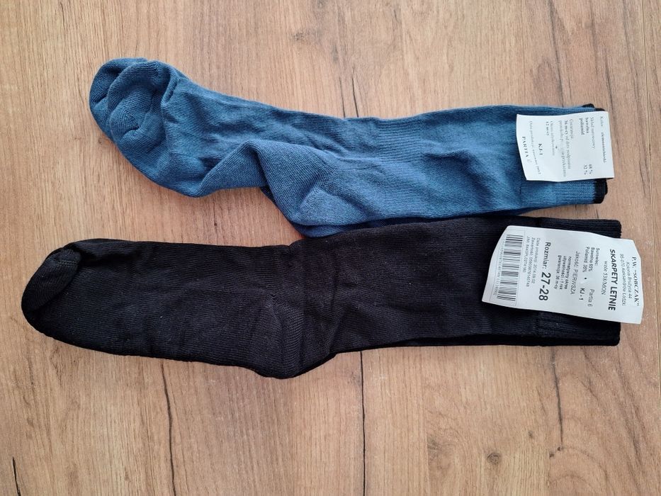 Nowe skarpety wojskowe letnie i sportowe 545 i 538/MON zestaw