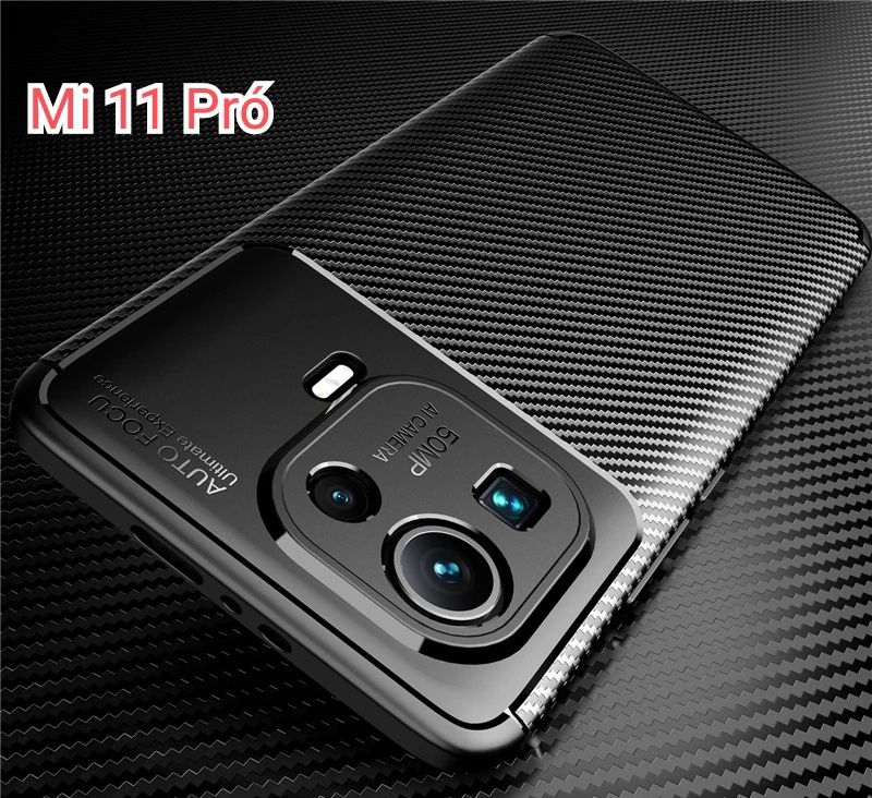 Capa Fibra Carbono Xiaomi Mi 11 Pró / Xiaomi 12 Pró / Xiaomi Mi 12 Pró