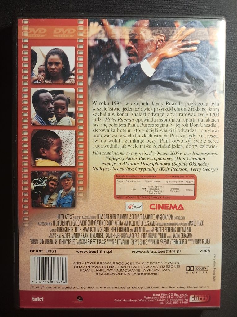 Hotel Ruanda | Don Cheadle | Joaquin Phoenix | DVD