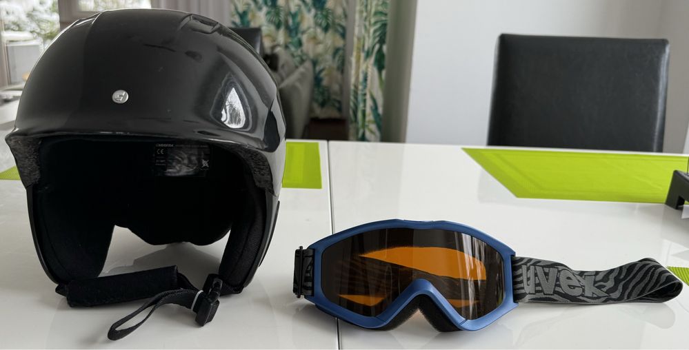 Kask narciarski carrera i gogle uvex