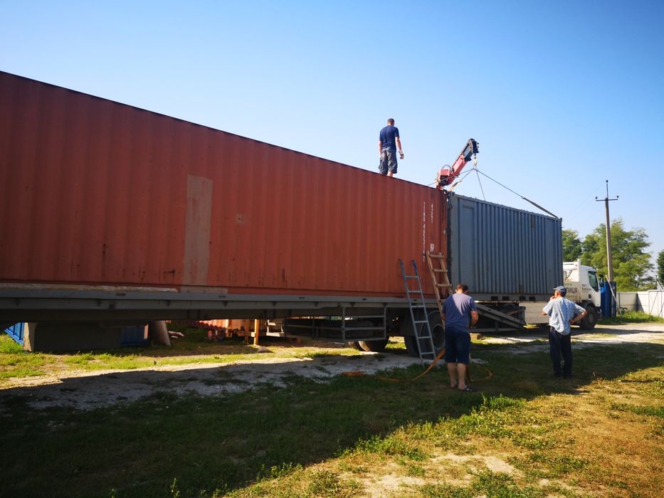 Доставка контейнера/вагончика