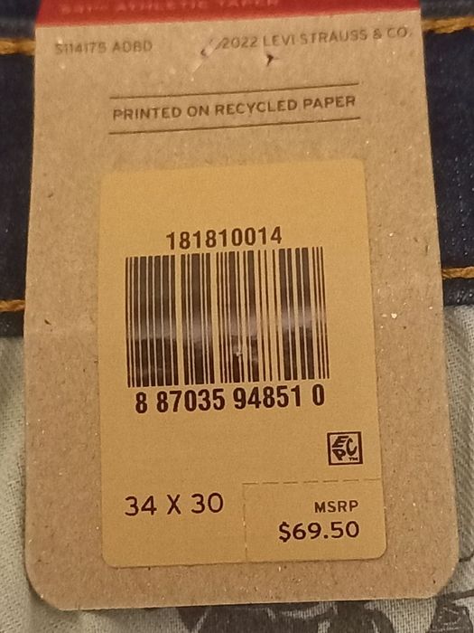 Джинси Levi's 541 р. Л (34×30)