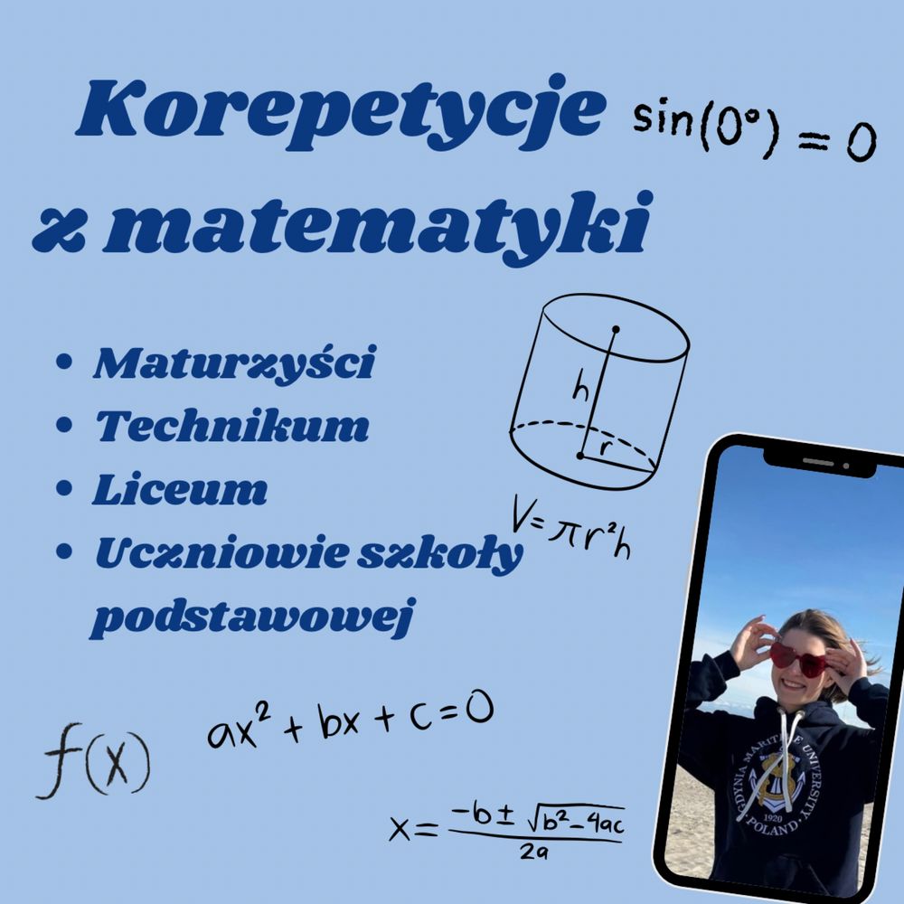 Wakacyjne korepetycje z matematyki [poprawki, matura, e8]