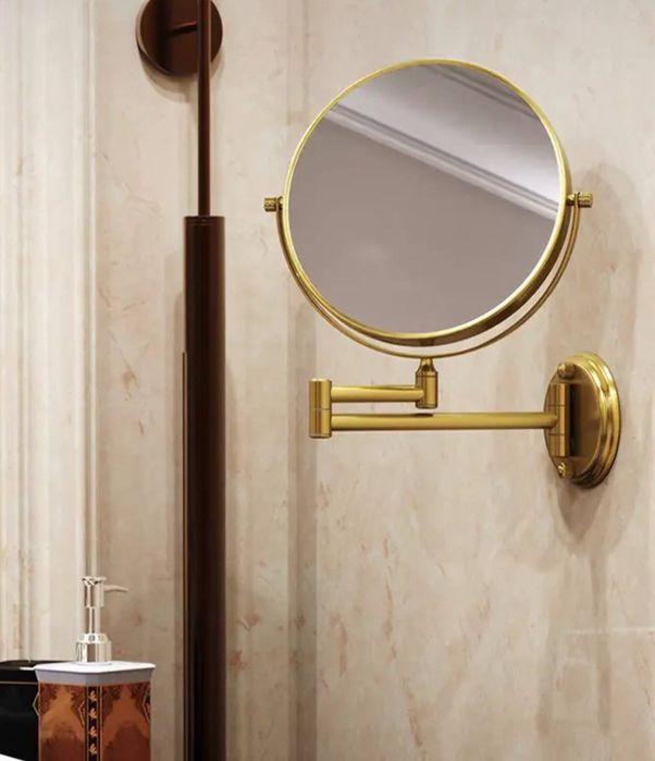 Настенное зеркало для макияжа с увеличением в 4 раза