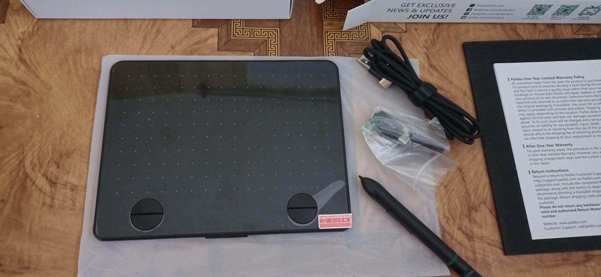 Продам графічний планшет Parblo A640 V2