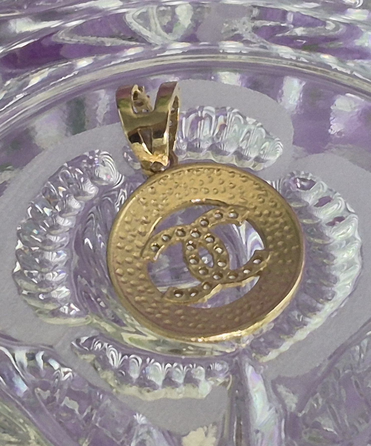 Piękna złota zawieszka CC 14K próba złota 585