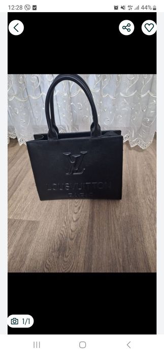 Сумка брендовая Louis Vuitton черная легкая стильная модная