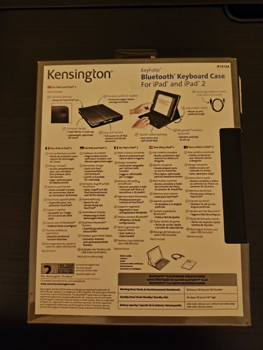 Teclado Bluetooth Kensington iPad