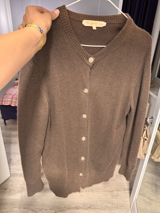 Вінтажний кашеміровий кардиган