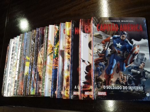 Coleção de 20 volumes Universo Marvel