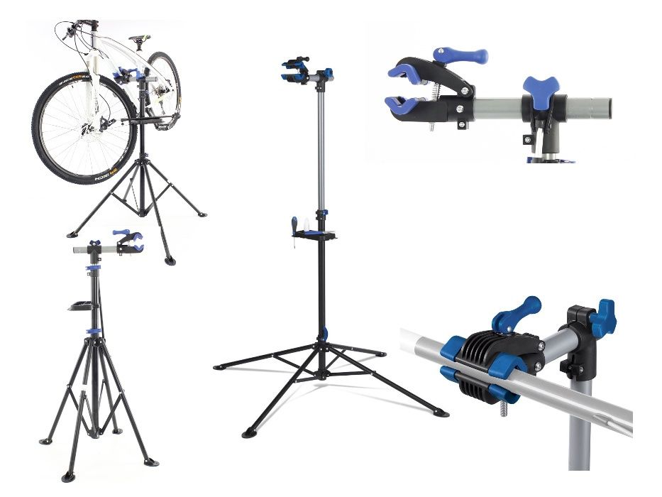 SERWISOWY do roweru STOJAK rowerowy na rower 30kg MOCNY ZACISK