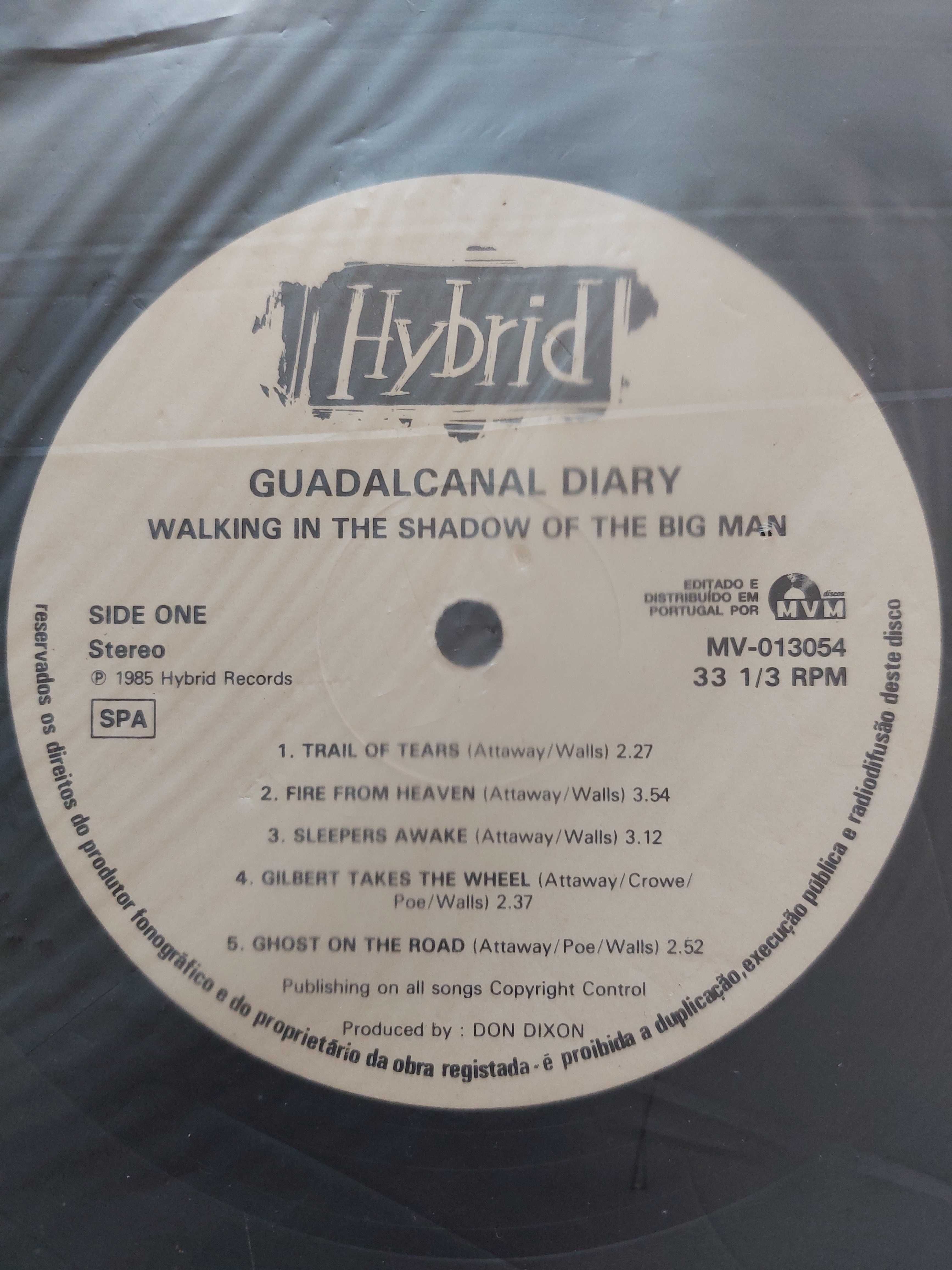 Vinil - Guadacanal Diary (walking in the shadow of the big man)