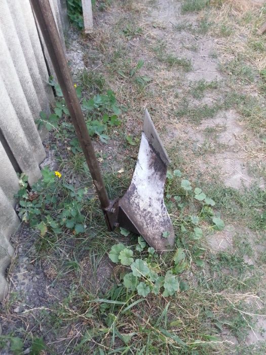 Плуг для мотоблока рало для обробки землі