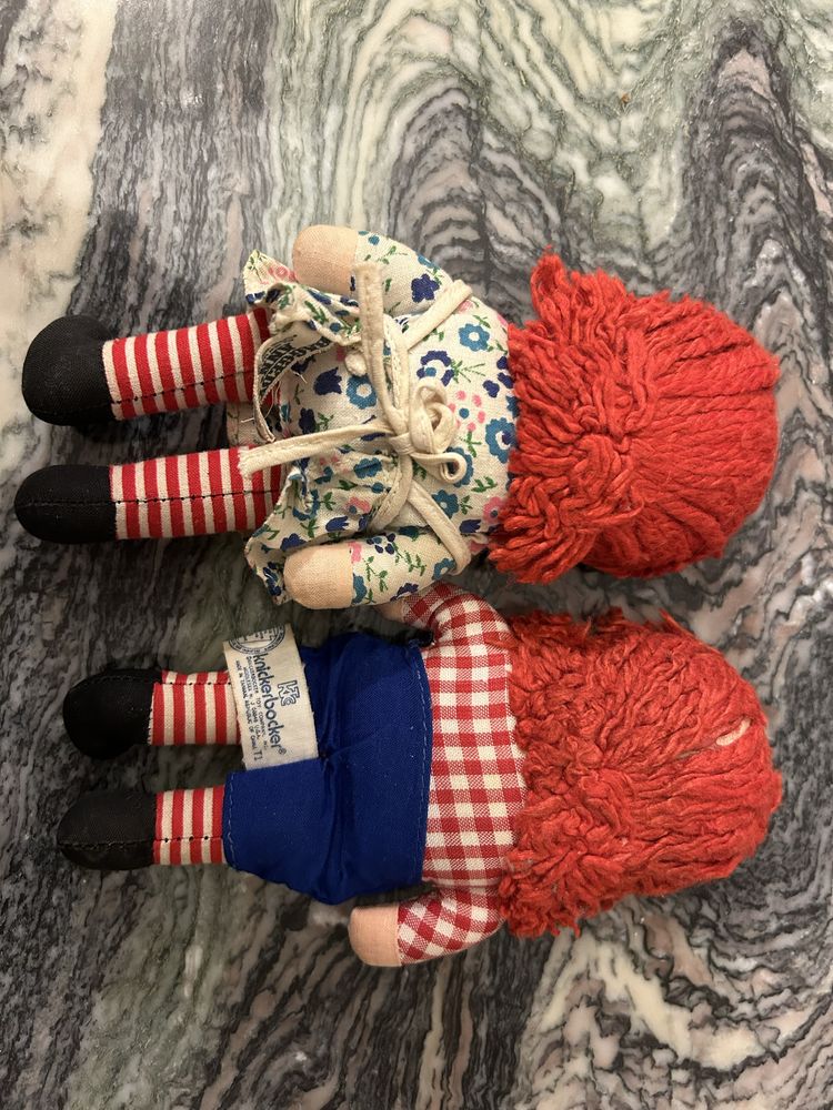 Knickerbocker  Raggedy Andy & Raggedy Ann lalki kolekcjonerskie