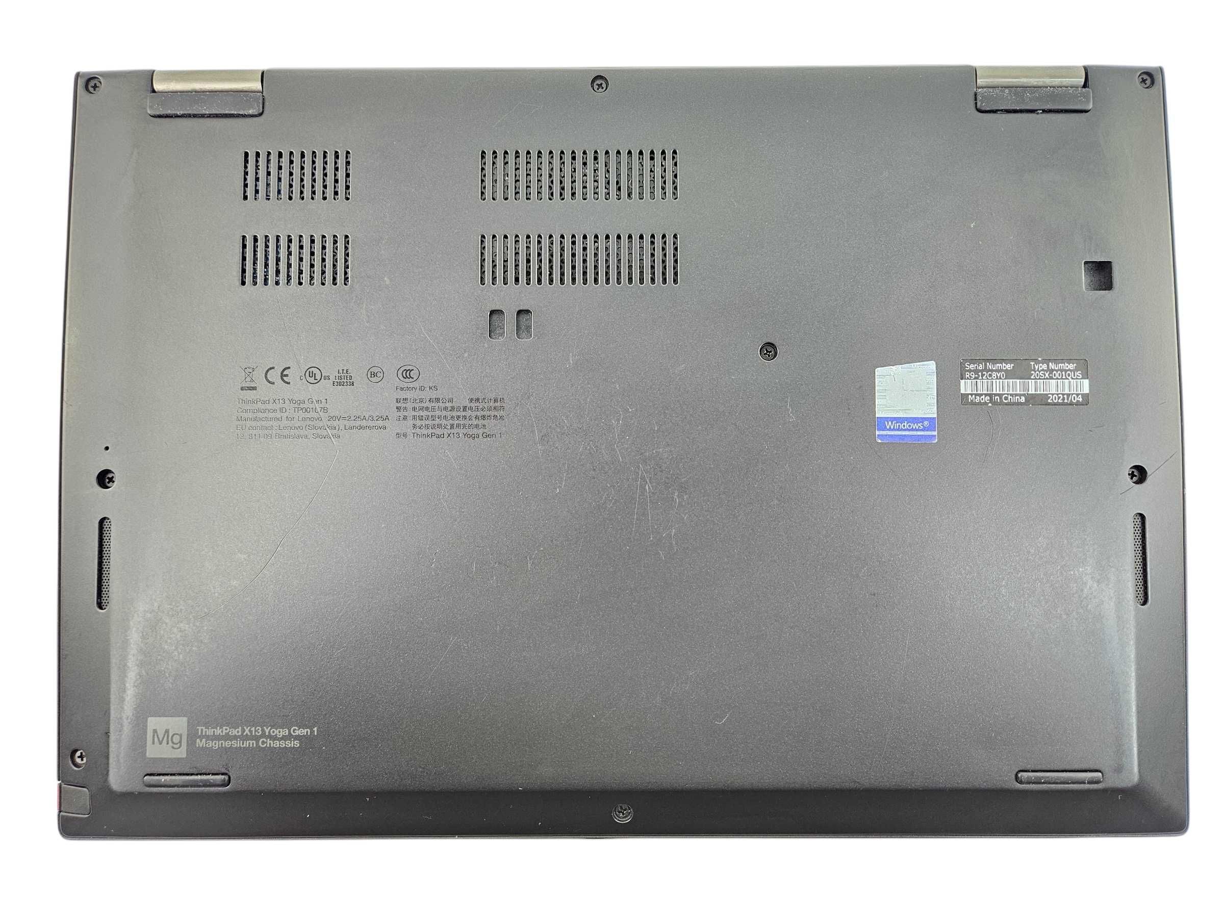 Ноутбук Lenovo ThinkPad X13 Yoga Gen 1 FullHD|i7-10510U|16GB|512GB