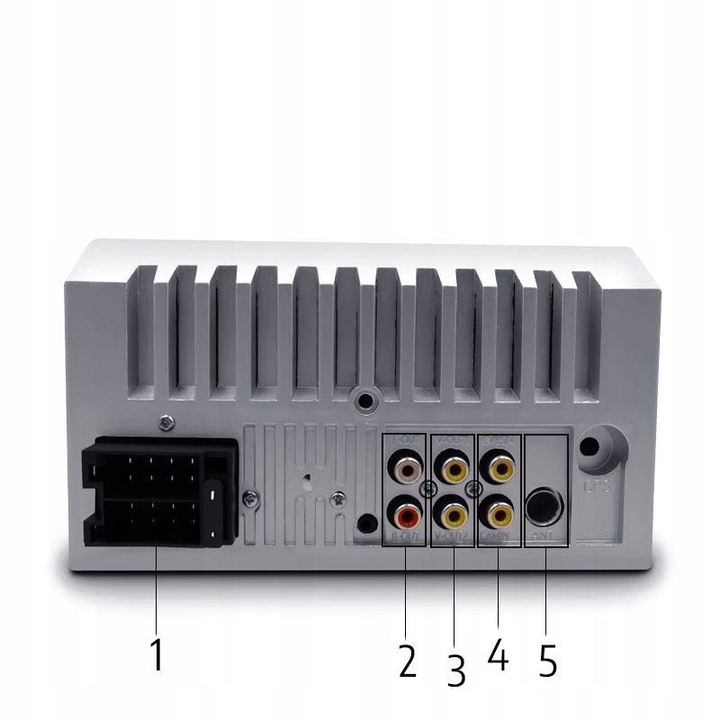 QIKtech Radio Samochodowe Bluetooth 2DIN 7" Dotykowe Polskie Menu