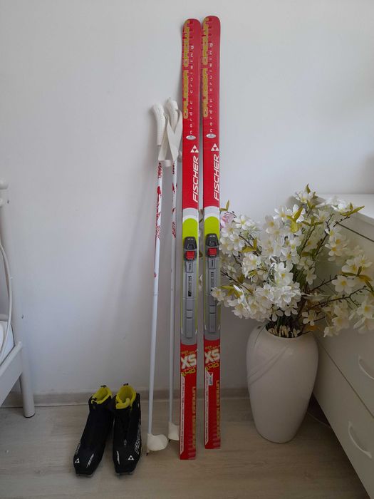 Narty biegowe Fischer Nordic Cruising 140cm+kijki