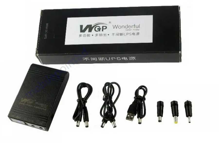 Mini UPS ИБП повербанк для роутеров WGP WGP103 Черный на 8800 Mah