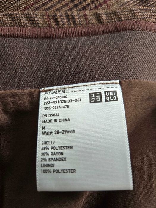 Спідниця Uniqlo в клітинку