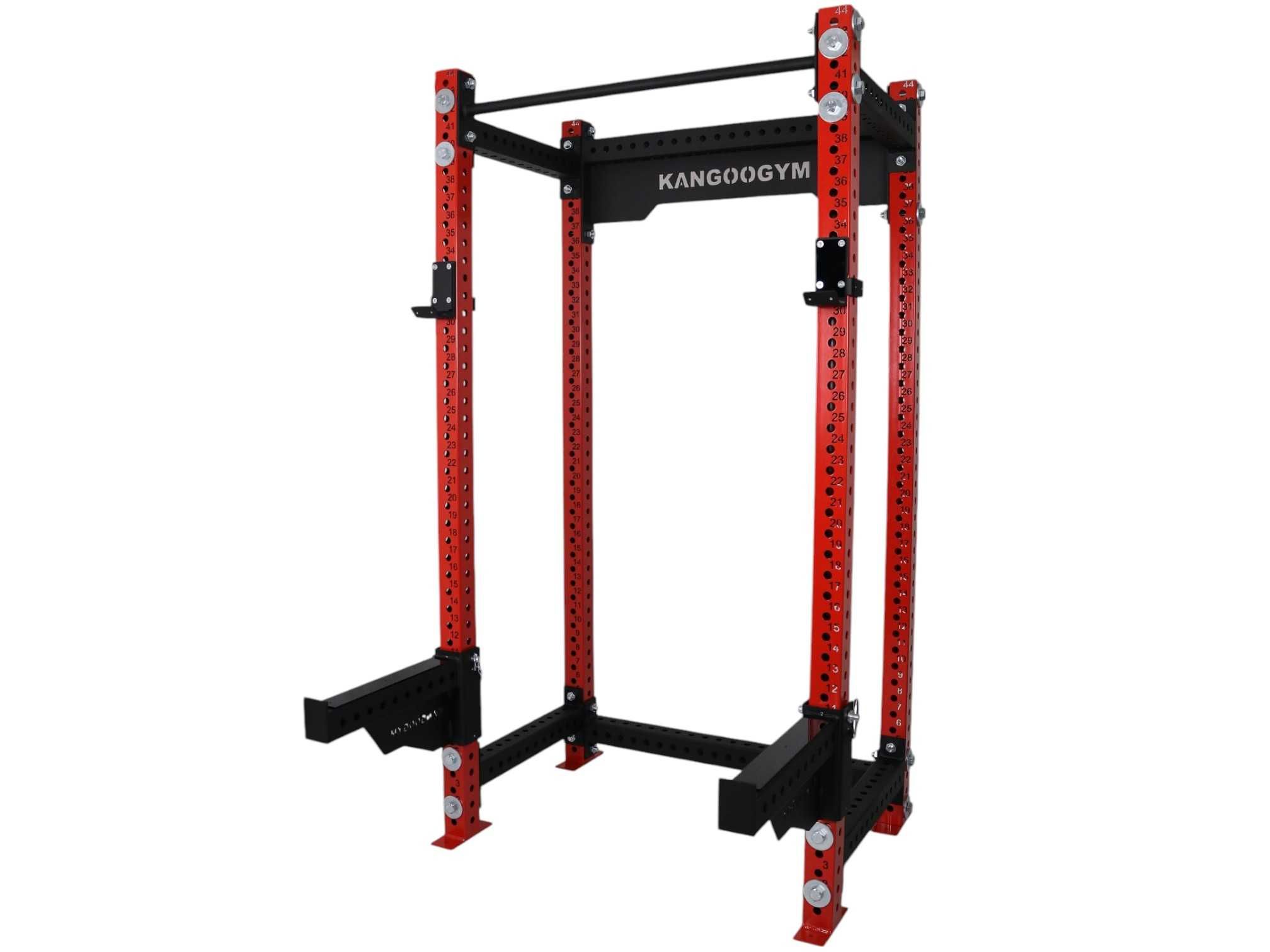 POWER RACK 80x80x3 + belki asekuracyjne + haki / siłownia / klatka