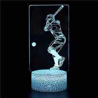 Lampa akrylowa LED 3D baseball