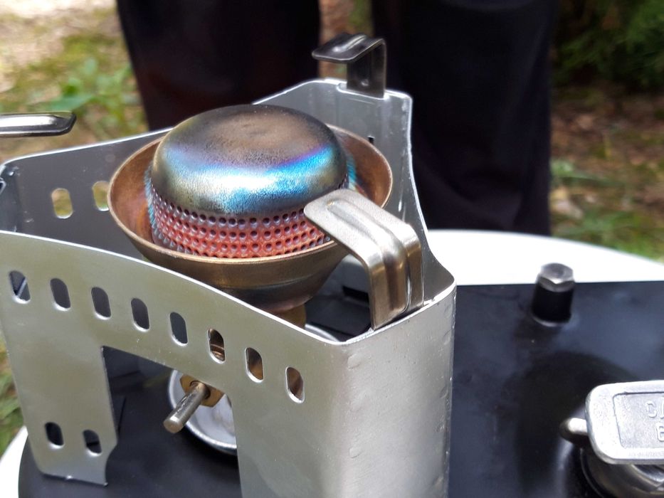 Kuchenka turystyczna dwupalnikowa benzynowa , SZMEL 3 , Prymus, Kocher
