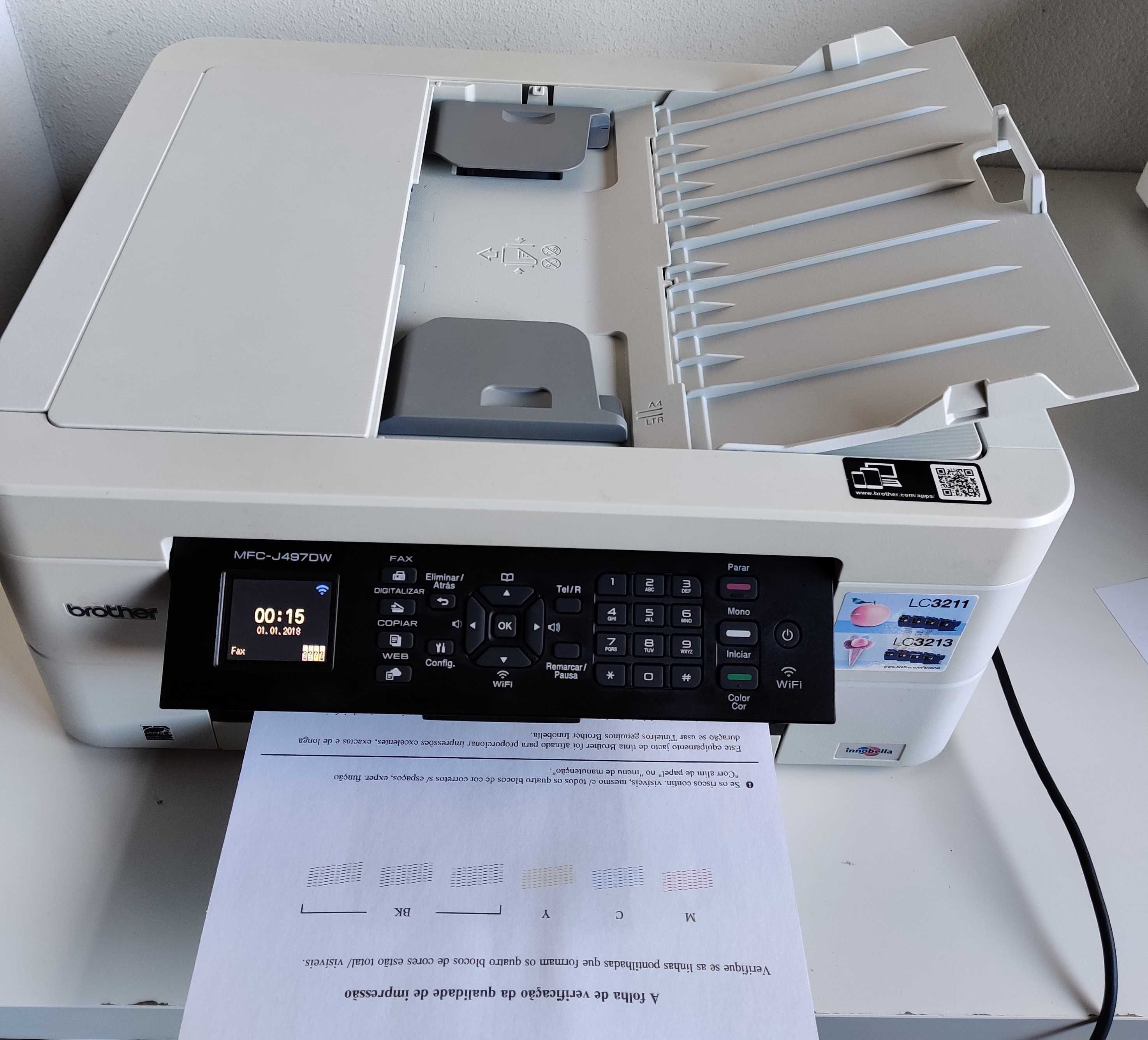 Impressora Multifunções WiFi MFC-J497DW Brother