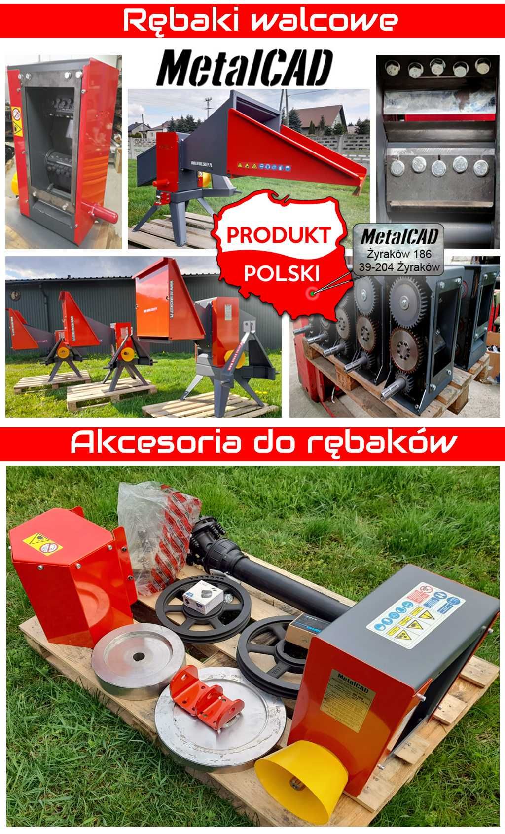 Mechanizm TNĄCY Rębak walcowy - HR 120 6 NOŻY-Zrębka 9-14 cm