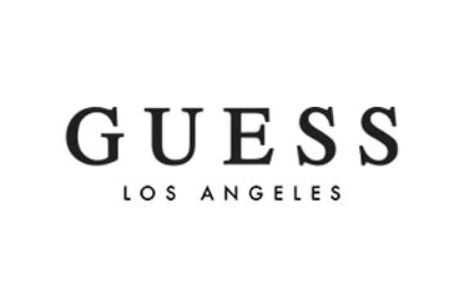 Guess Los Angeles Kolczyki Duze Koła W Kolorze Złotym