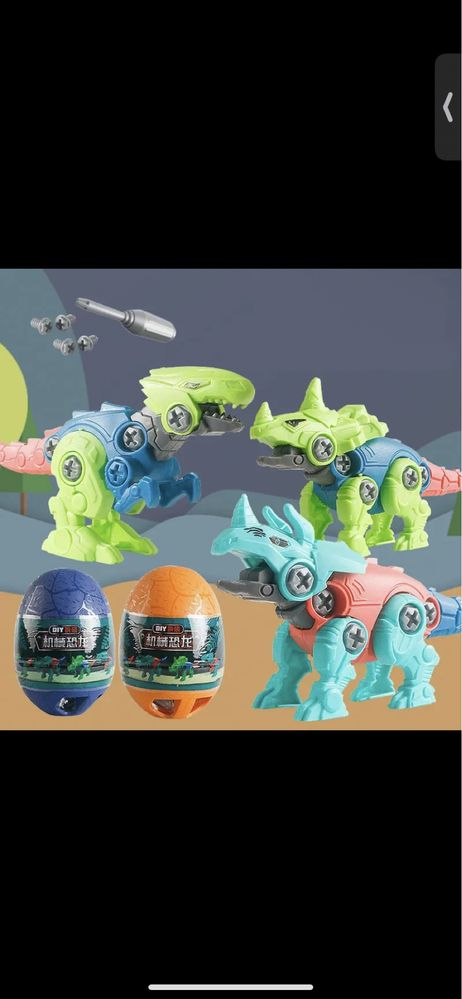 Boneco surpresa dinossauro