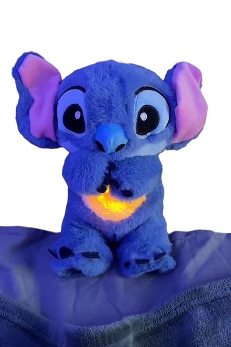 Мяка іграшка стіч синій дихаюча синій стіч